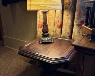 Cast Metal & Ceramic Lamp