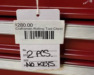 Craftsman Rolling Tool Chest