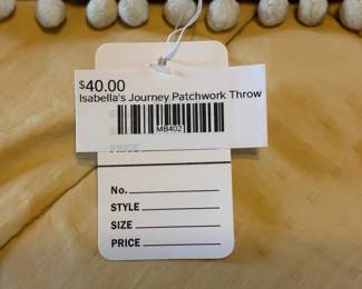 Isabella's Journey Patchwork Throw