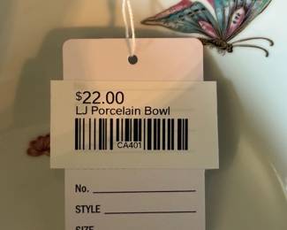 LJ Porcelain Bowl