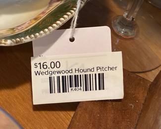 Wedgewood Hound Pitcher