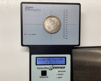 1896-P Morgan silver dollar U.S. 90.0 silver coin