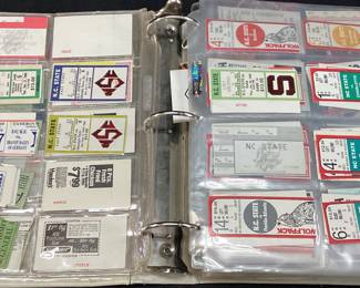  1980s & 90s ASSORTED VTG. SPORT TICKET STUBS, BASKETBALL, FOOTBALL, BASEBALL, DUKE, NC STATE, KANSAS STATE, BULLFROG vs ALBANY, 1999 BTI CHAMPIONS, DURHAM BULLS, MINNESOTA TIMBERWOLVES