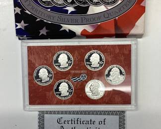 2009 San Francisco silver quarter set U.S. 90.0 silver Territory quarter proof set of 6