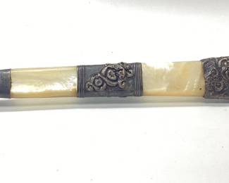 IVY CARVED CERAMIC UMBRELLA VASE Including 3 umbrellas signed B.P 81