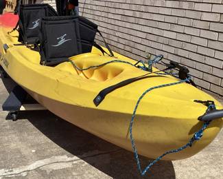 12ft MALIBU TWO OCEAN KAYAK 2 SEATER, NO SHIPPING PICKUP ONLY