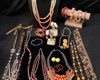 ASSORTED COSTUME JEWELRY, JAMES AVERY, ERICA LYONS, NAPIER
