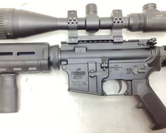 BUSHMASTER MODEL XM-15-E25 5.56cal RIFLE WITH AIM 4-16X50A0E SCOPE