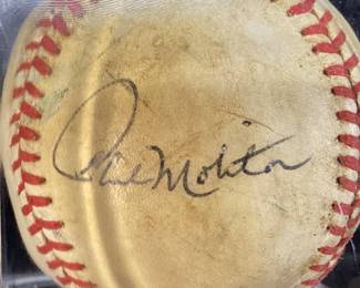 HOF MILWAUKEE BREWER PAUL MOLITOR AUTOGRAPHED BASEBALL, NO COA