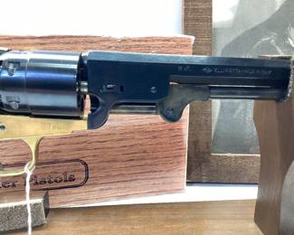 Cabela Pietta 1851 Navy 44.cal percussion Italian made pistol REB44 1851 Confederate Navy Replica in 44.cal black powder with original box. It includes picture of the iconic Clint Eastwood.