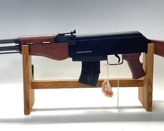 Rock Island Armory ak47 22 long rifle Rock Island Armory ak47 version in 22lr caliber. This rifle is in mint condition with magazine. All guns, pistols, rifles and shotguns are subject to FFL firearms regulations