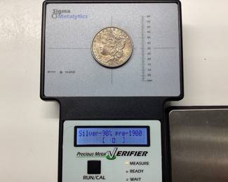  1896-P Morgan silver dollar U.S. 90.0 silver coin