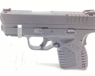 SPRINGFIELD ARMORY MODEL XDS-45ACP .45cal PISTOL WITH 3 MAGAZINES, 2 HOLSTERS, HARD CASE