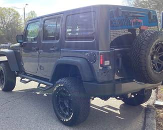 2017 Jeep UNLIMITED SPORT VIN: 1C4BJWDG5HL685624 Miles: 75138 Engine: V6 Color: CHARCOAL 2017 JEEP WRANGLER UNLIMITED SPORT 4x4, 75,138 MILES, 3.6L V6 ENGINE, 5 SPEED AUTOMATIC TRANSMISSION, LIFTED SUSPENSION, TITLE ON HAND