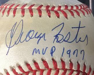 SHOULD BE HOF CINCINNATI REDS GEORGE FOSTER 1977 MVP AUTOGRAPHED BASEBALL, NO COA