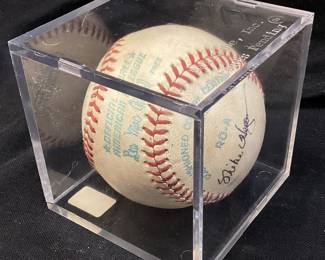 HOF MLB PITCHER DON SUTTON, CECIL COOPER AUTOGRAPHED BASEBALL, NO COA