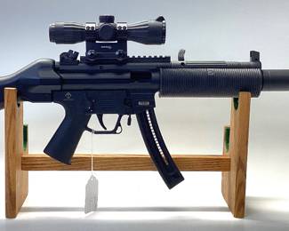American Tactical GSG-522 22lr This Germany imported 22 long rifle is a great rendition of the Heckler and Koch MP5. It includes magazine and scope. All guns, pistols, rifles and shotguns are subject to FFL firearms regulations