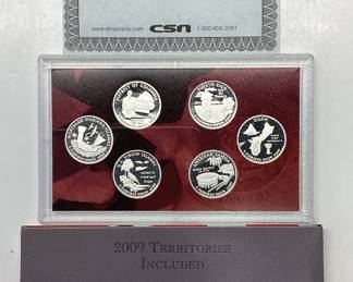 2009 San Francisco silver quarter set U.S. 90.0 silver Territory quarter proof set of 6