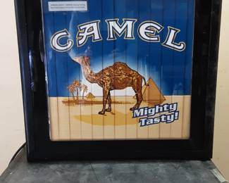  Vtg. RJ Reynolds changing Camel ad sign Fully Functional advertising sign. Changes between 3 Camel advertising. No shipping PICKUP ONLY