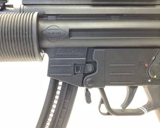 American Tactical GSG-522 22lr This Germany imported 22 long rifle is a great rendition of the Heckler and Koch MP5. It includes magazine and scope. All guns, pistols, rifles and shotguns are subject to FFL firearms regulations