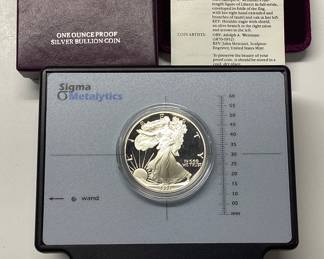 1991-S U.S. Silver Eagle dollar 99.9 silver coin