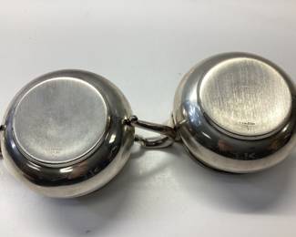 VINTAGE STERLING SILVER S. KIRK & SON CREAMER AND SUGAR BOWLS #71 192.63 grams