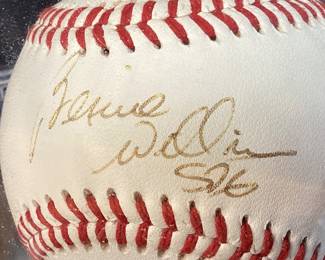 HOF NY YANKEE BERNIE WILLIAMS AUTOGRAPHED BASEBALL, NO COA