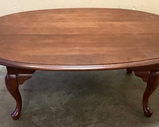 RIVERSIDE FURNITURE OVAL COFFEE TABLE NO SHIPPING PICKUP ONLY