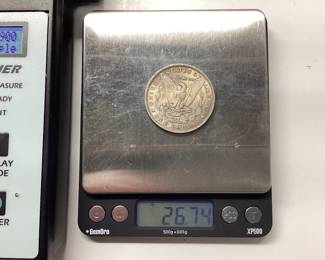  1896-P Morgan silver dollar U.S. 90.0 silver coin