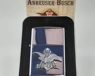 ANHEUSER BUSCH ZIPPO Classic Zippo with endorsement