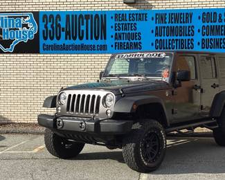 2017 Jeep UNLIMITED SPORT VIN: 1C4BJWDG5HL685624 Miles: 75138 Engine: V6 Color: CHARCOAL 2017 JEEP WRANGLER UNLIMITED SPORT 4x4, 75,138 MILES, 3.6L V6 ENGINE, 5 SPEED AUTOMATIC TRANSMISSION, LIFTED SUSPENSION, TITLE ON HAND