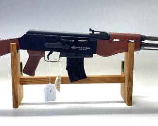 Rock Island Armory ak47 22 long rifle Rock Island Armory ak47 version in 22lr caliber. This rifle is in mint condition with magazine. All guns, pistols, rifles and shotguns are subject to FFL firearms regulations