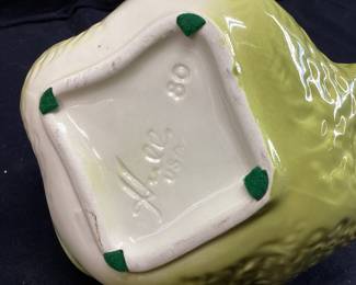 VINTAGE HULL POTTERY ART DECO SWAN PLANTER MODEL #80