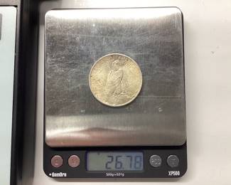 1923-P Peace Dollar U.S. 90.0 silver coin