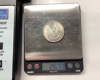 1890-P Morgan silver dollar U.S. 90.0 silver coin