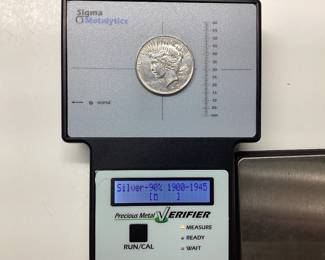 1922-P Peace Dollar U.S. 90.0 silver coin