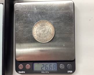 1896-P Morgan silver dollar U.S. 90.0 silver coin