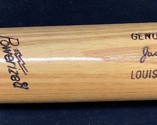  LOUSIVILLE SLUGGER R17 â€˜JACKIE ROBINSONâ€™ #42 BROOKLYN DODGERS BASEBALL BAT, MODEL 125, POWERIZED FINISH NO SHIPPING PICKUP ONLY