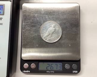 1922-P Peace Dollar U.S. 90.0 silver coin