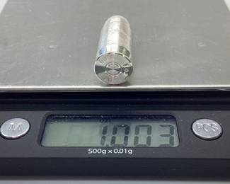  1 troy oz .999 silver 45 bullet 99.9 silver custom bullion