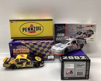 KEVIN HARVICK 2002 GOODWRENCH #26 and STEVE PARK 1998 PENNZOIL #1 DIE-CAST CARS LIMITED EDITION