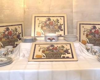 Villeroy  Boch Vintage Basket Stoneware Set