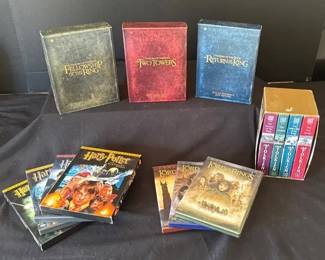 Lord Of The Rings  Harry Potter DVDs  Books