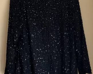 Black Sequined Top