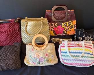 7 Vintage Boho Purses