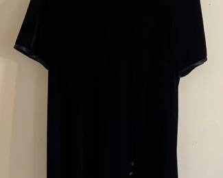 Black Velvet Midi Dress