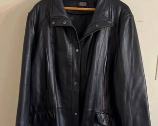Lambs Leather Car Coat