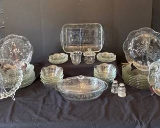 Collection Of 8 Piece Dinnerware, Including Bakeware And Salt  Pepper Shakers,