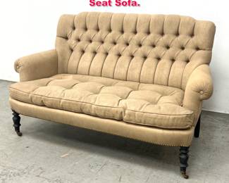 Lot 295 French Napoleon III style Love Seat Sofa. 