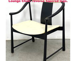 Lot 190 Hans Wegner Style China Arm Lounge Chair. reverse tapered legs. 